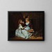 Die geliebte Taube - Louis Léopold Boilly — gerahmtes Bild an der Wand