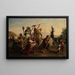 Thema neapolitanisch - Louis Léopold Robert — gerahmtes Bild an der Wand
