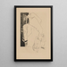 La Synagoge - Louis Marcoussis — gerahmtes Bild an der Wand
