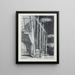 Mehrere Monde - Louis Marcoussis — gerahmtes Bild an der Wand