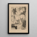 Gedicht beim Hochzeit von André Salmon - Louis Marcoussis — gerahmtes Bild an der Wand