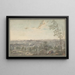 Versailles vom Südwesten gesehen - Louis Nicolas de Lespinasse — gerahmtes Bild an der Wand