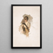 Bei Kerzenschein - Louis Prang — gerahmtes Bild an der Wand
