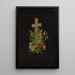 N° 38 Kreuz von Prang in Teppichen - Louis Prang — gerahmtes Bild an der Wand