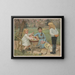 rechts oder links - Louis Prang — gerahmtes Bild an der Wand