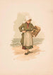Studie junge Frau mit Korb am Strand - Louis Prang — Ansicht des Kunstwerks