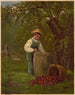 Unter dem Apfelbaum - Louis Prang — Ansicht des Kunstwerks