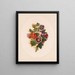Blumenstrauß - Louis Prang Co — gerahmtes Bild an der Wand