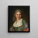 Portrait einer Frau - Louis Rolland Trinquesse — gerahmtes Bild an der Wand