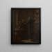 Bibliothekar - Louis Somers — gerahmtes Bild an der Wand
