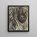 Frites - Louis Soutter — gerahmtes Bild an der Wand