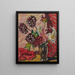 Blumenstrauß aus Dahlien - Louis Valtat — gerahmtes Bild an der Wand