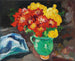 Grünes Krug-Gemälde, gelbe und rote Seerosen - Louis Valtat — Ansicht des Kunstwerks