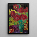 Dahlien - Louis Valtat — gerahmtes Bild an der Wand