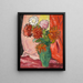 Dahlias cruche verte - Louis Valtat — gerahmtes Bild an der Wand