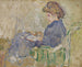Frau sitzend Profil - Louis Valtat — Ansicht des Kunstwerks