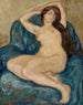 Frau nackt am blauen Sessel - Louis Valtat — Ansicht des Kunstwerks
