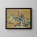 Frauen bei der Arbeit am Strand - Louis Valtat — gerahmtes Bild an der Wand