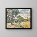Die Haus am Straßenrand in der Normandie - Louis Valtat — gerahmtes Bild an der Wand