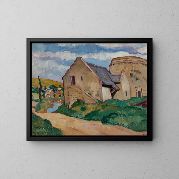 La tour en Normandie - Louis Valtat — gerahmtes Bild an der Wand
