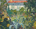 Der Garten des Hauses mit rotem Dach - Louis Valtat — Ansicht des Kunstwerks