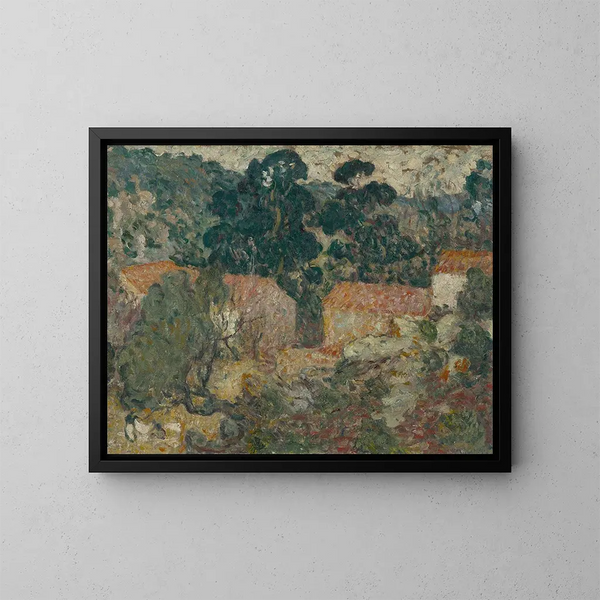 Haus im Süden - Louis Valtat — gerahmtes Bild an der Wand