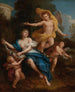 Zéphyr krönend die Flora - Louis de Boullogne der Jüngere — Ansicht des Kunstwerks