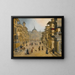 Elegante Figuren, die in einer Renaissance-Stadt spazieren gehen - Louis de Caullery — gerahmtes Bild an der Wand