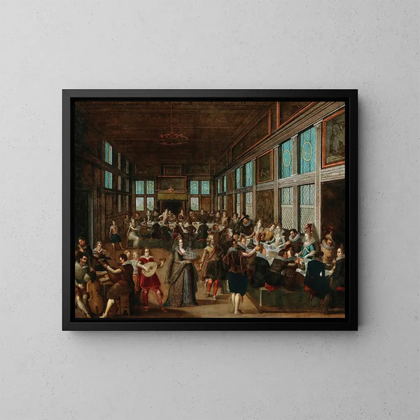 La noce - Louis de Caullery — gerahmtes Bild an der Wand