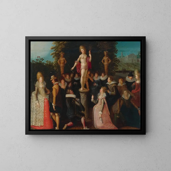 Hommage à Vénus - Louis de Caullery — gerahmtes Bild an der Wand