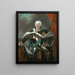 Portrait von August III. von Polen - Louis de Silvestre — gerahmtes Bild an der Wand