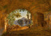 Eine Höhle mit Castel Gandolfo im Hintergrund - Louise-Joséphine Sarazin de Belmont — Ansicht des Kunstwerks