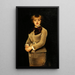 Portrait von Jeanne Samary 1857-1890 Mitglied der Comédie-Française - Louise Abbema — gerahmtes Bild an der Wand