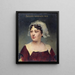 Portrait von Pauline Granger 1833-1913 Mitglied der Comédie-Française - Louise Abbema — gerahmtes Bild an der Wand