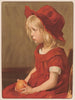 Mädchen mit Orange - Louise Catherine Breslau — Ansicht des Kunstwerks