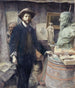 Portrait von Jean Carris in seinem Atelier - Louise Catherine Breslau — Ansicht des Kunstwerks