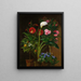Oranger Streptocarpus Oleander Un Calla Lily Und Kakteenblumen - Louise Garlieb — gerahmtes Bild an der Wand