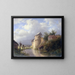 Die alte Burg - Louwrens Hanedoes — gerahmtes Bild an der Wand