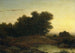 Ansicht im Wald bei Sonnenuntergang - Louwrens Hanedoes — Ansicht des Kunstwerks