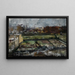 Blick vom Münchner Atelier - Lovis Corinth — gerahmtes Bild an der Wand