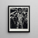 Der Christus am Kreuz - Lovis Corinth — gerahmtes Bild an der Wand