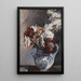Chrysanthèmes dans le pichet - Lovis Corinth — gerahmtes Bild an der Wand