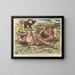 Die Lieben des Zeus - Lovis Corinth — gerahmtes Bild an der Wand