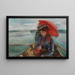 Mademoiselle Heck - Lovis Corinth — gerahmtes Bild an der Wand