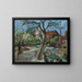 Landschaft zu Beginn des Frühlings - Lovis Corinth — gerahmtes Bild an der Wand