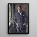Portrait des Reichspräsidenten Friedrich Ebert - Lovis Corinth — gerahmtes Bild an der Wand