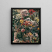 Stillleben mit Chrysanthemen und Amaryllis - Lovis Corinth — gerahmtes Bild an der Wand