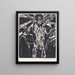 Die Kreuzigung Christi am Kreuz - Lovis Corinth — gerahmtes Bild an der Wand