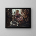 Die Familie des Malers Fritz Rumpf - Lovis Corinth — gerahmtes Bild an der Wand