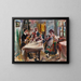 Salle paysanne tyrolienne - Lovis Corinth — gerahmtes Bild an der Wand